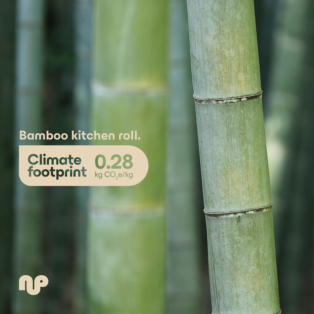 Unbleached Bamboo Kitchen Roll