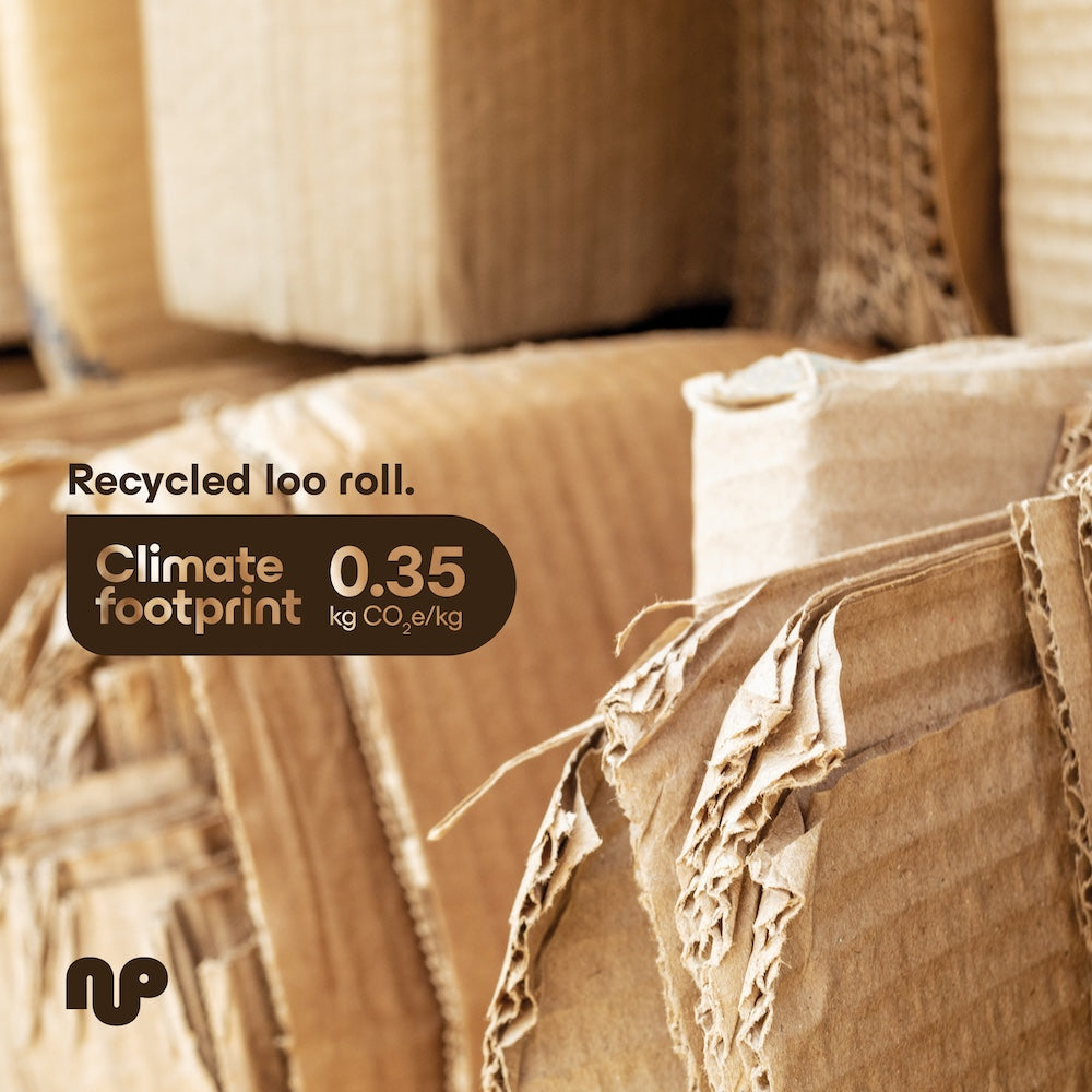 Unbleached Recycled Toilet Paper