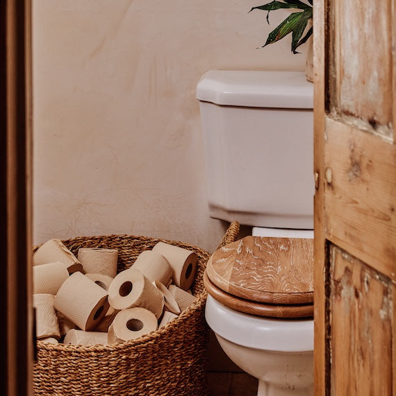 Unbleached Bamboo Toilet Paper