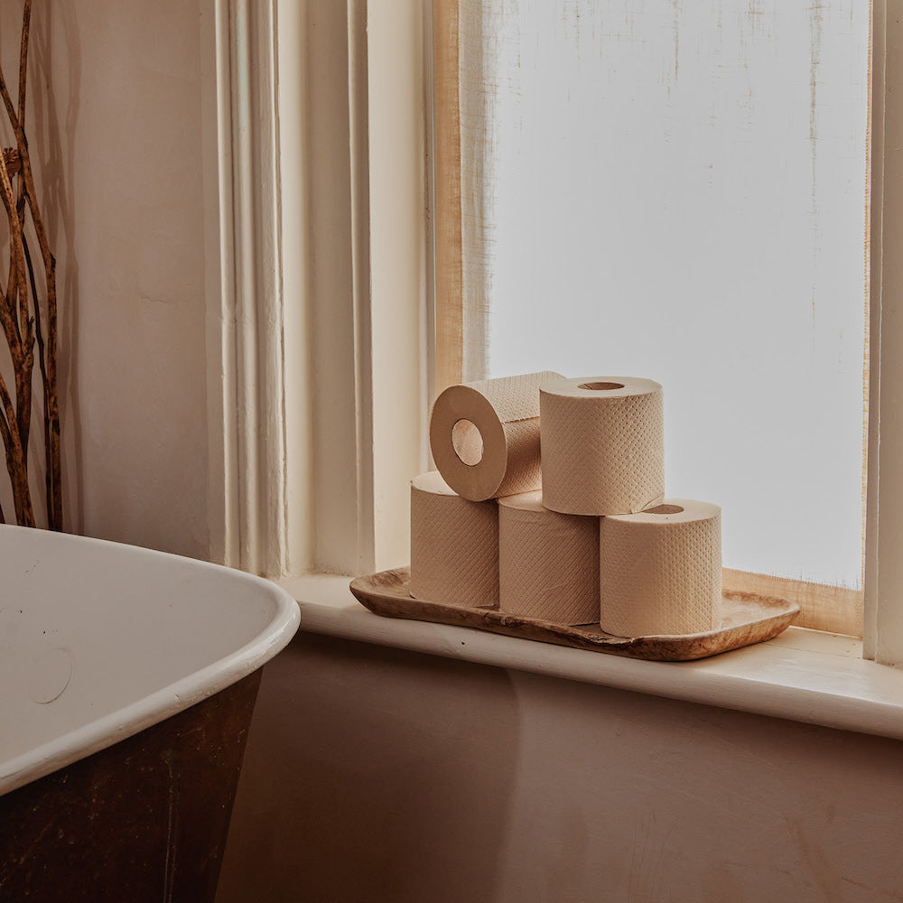 Unbleached Recycled Toilet Paper