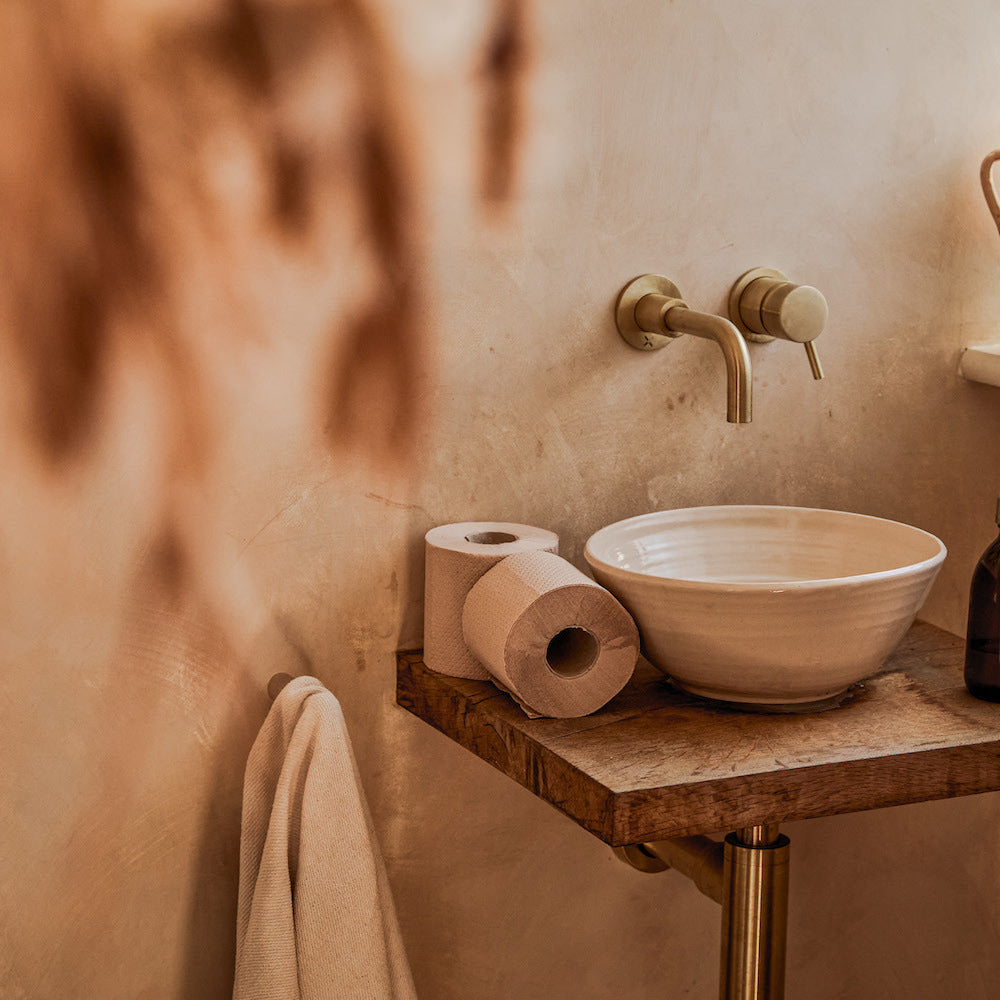 Unbleached Recycled Toilet Paper