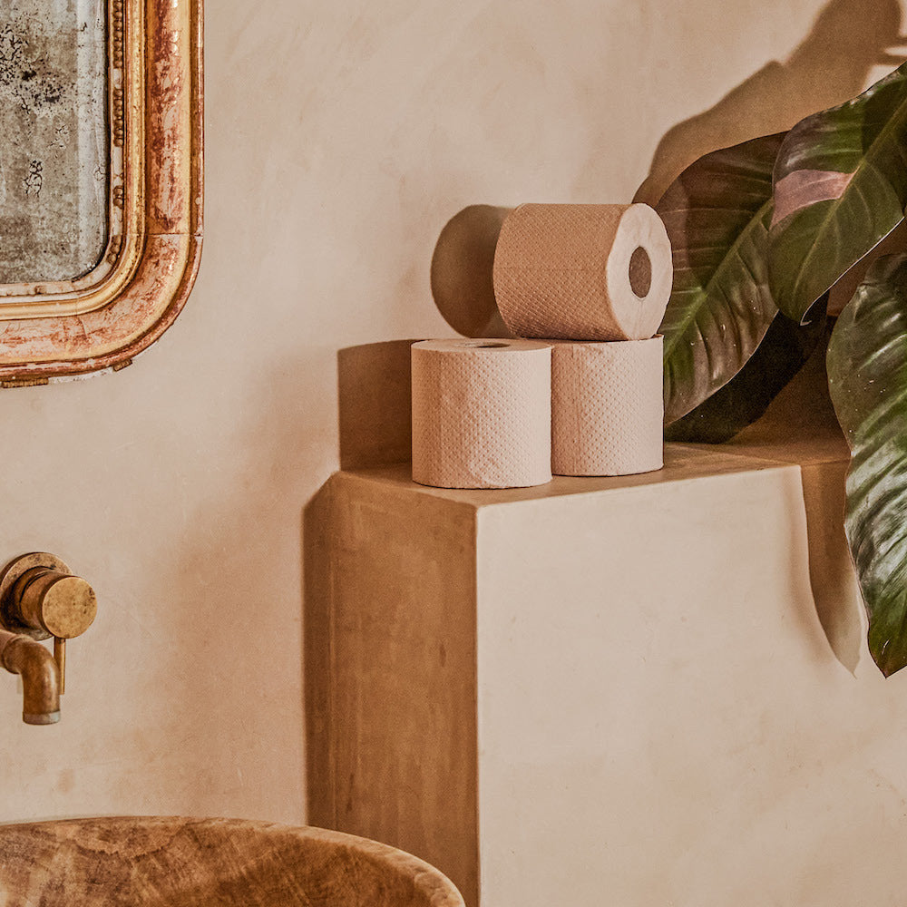 Unbleached Recycled Toilet Paper