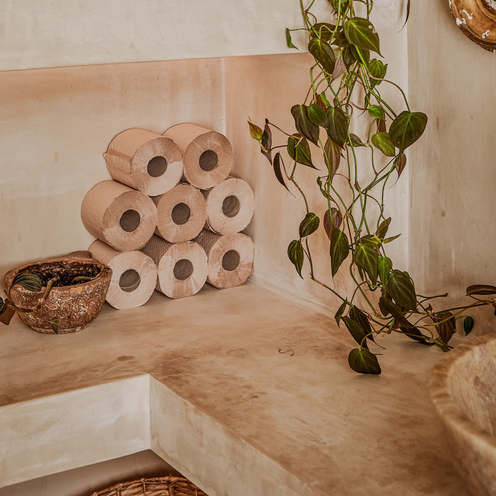 Unbleached Recycled Toilet Paper