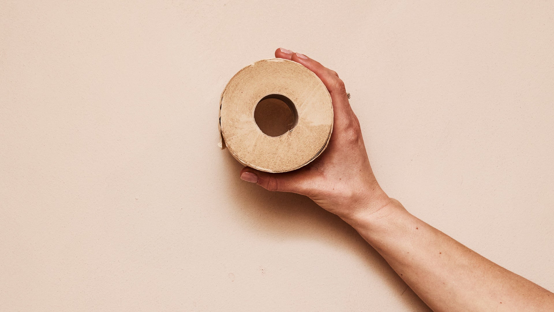 Recycled toilet paper without the small print
