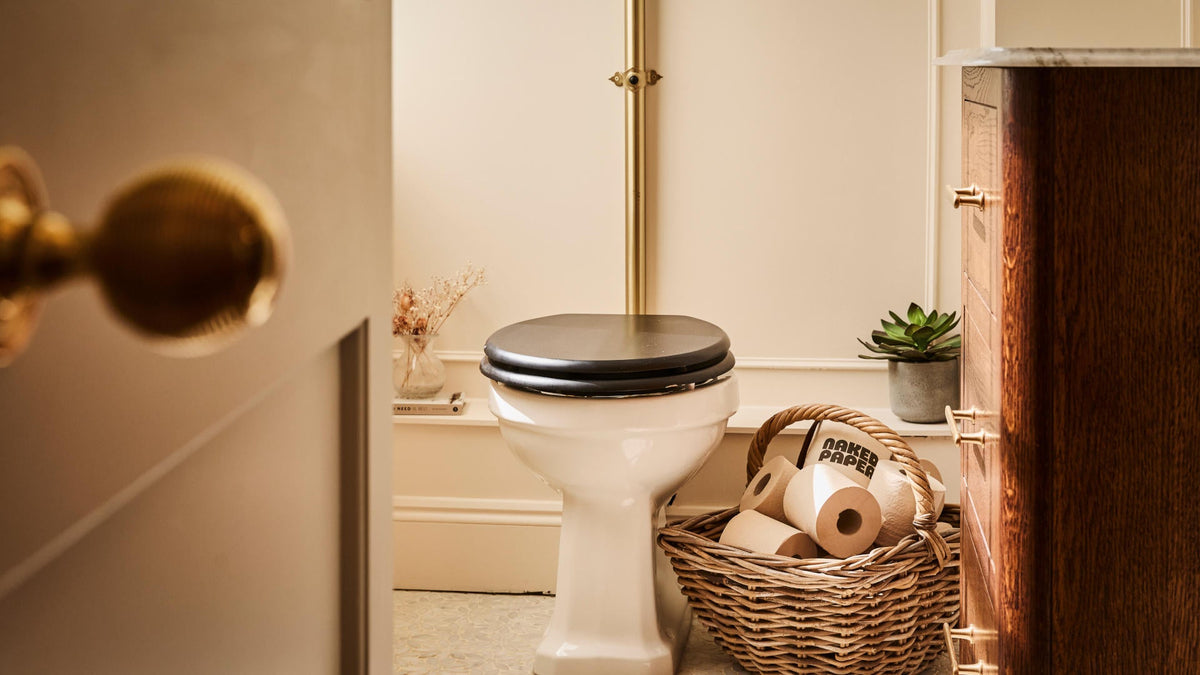 What is bleached toilet paper?