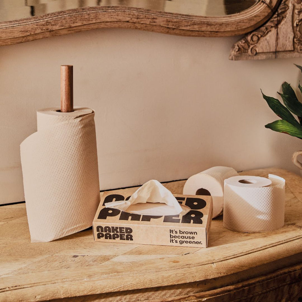 Shop Unbleached Toilet Paper | Naked Paper | UK’s Best Eco Loo Roll