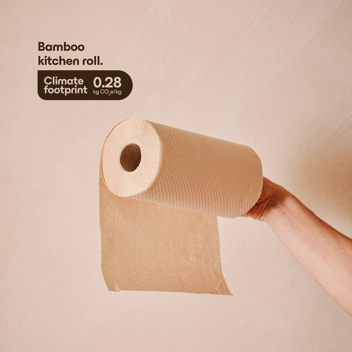 Unbleached Bamboo Kitchen Roll