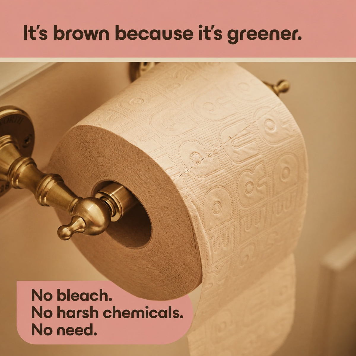 Unbleached Bamboo Toilet Paper