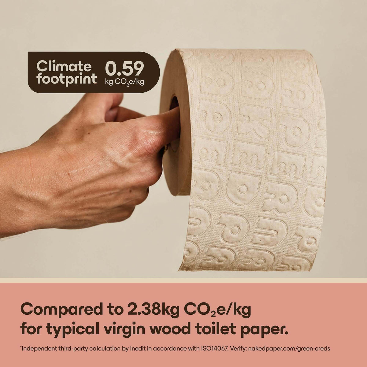 Unbleached Bamboo Toilet Paper