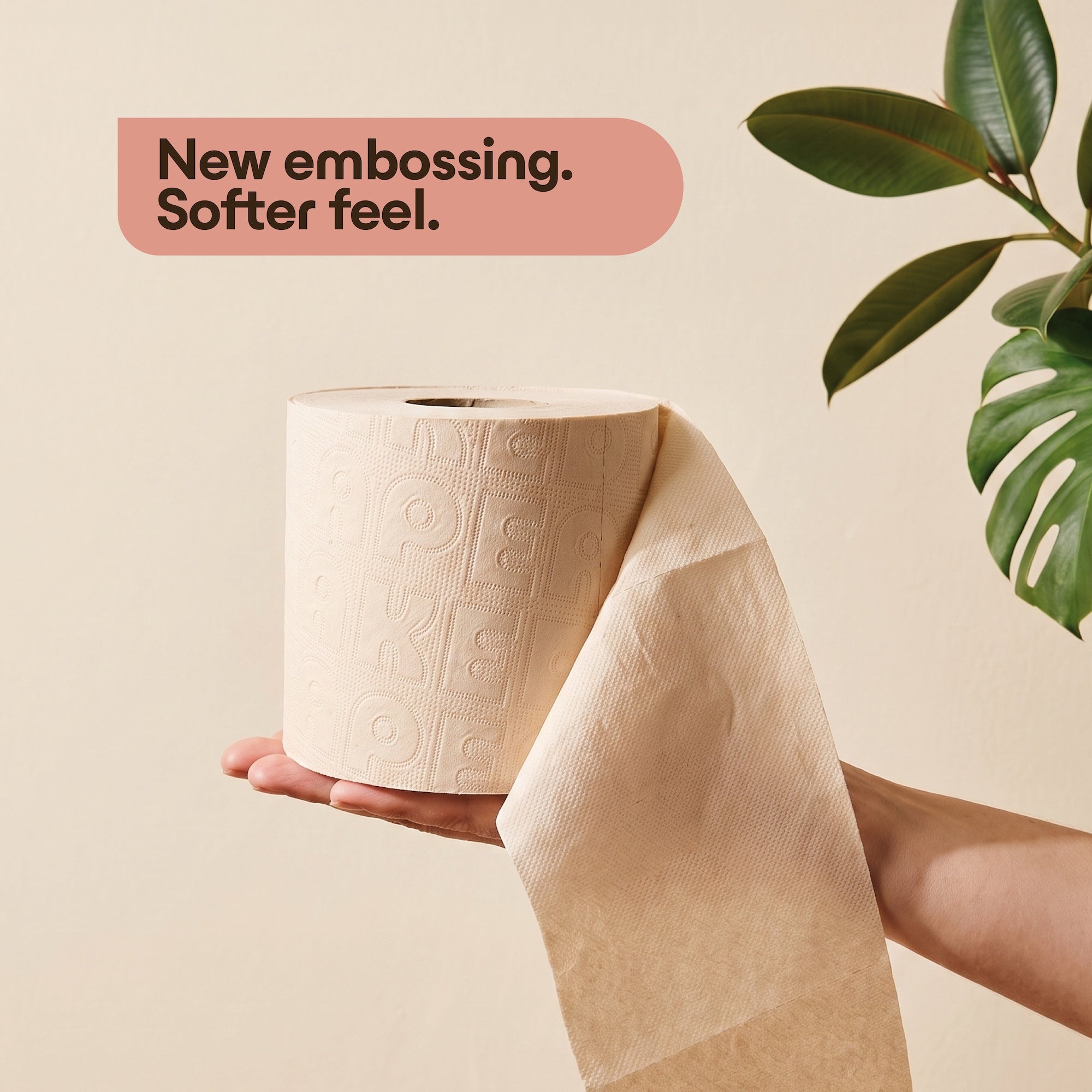 Unbleached Bamboo Toilet Paper