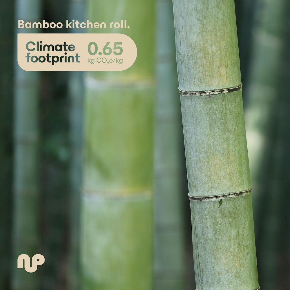 Unbleached Bamboo Kitchen Roll