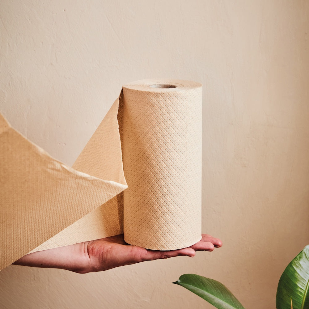 Unbleached Bamboo Kitchen Roll