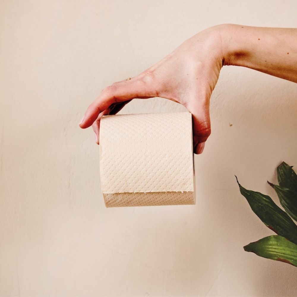 Unbleached Recycled Toilet Paper