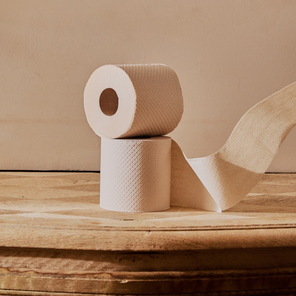 Unbleached Recycled Toilet Paper